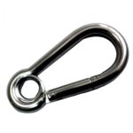 Mosquetão Com Olhal 8 mm de Espessura Inox - Imagem 2