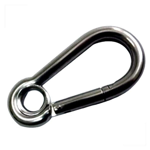 Mosquetão Com Olhal 8 mm de Espessura Inox - Imagem 2