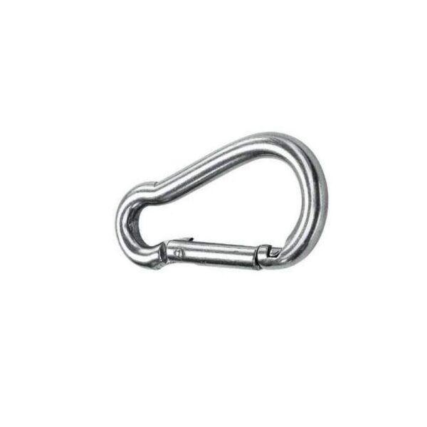 Mosquetão Sem Olhal 6mm Inox - Imagem 2