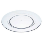 Pratão Kos Em Acrílico Cristal Sousplas - Imagem 2