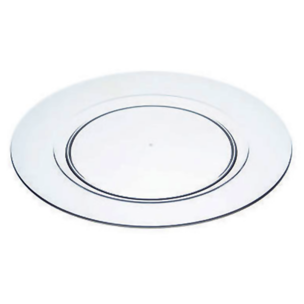 Pratão Kos Em Acrílico Cristal Sousplas - Imagem 3