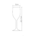 Taça Vinho Kos 400ml Em Acrílico Cristal - Imagem 3